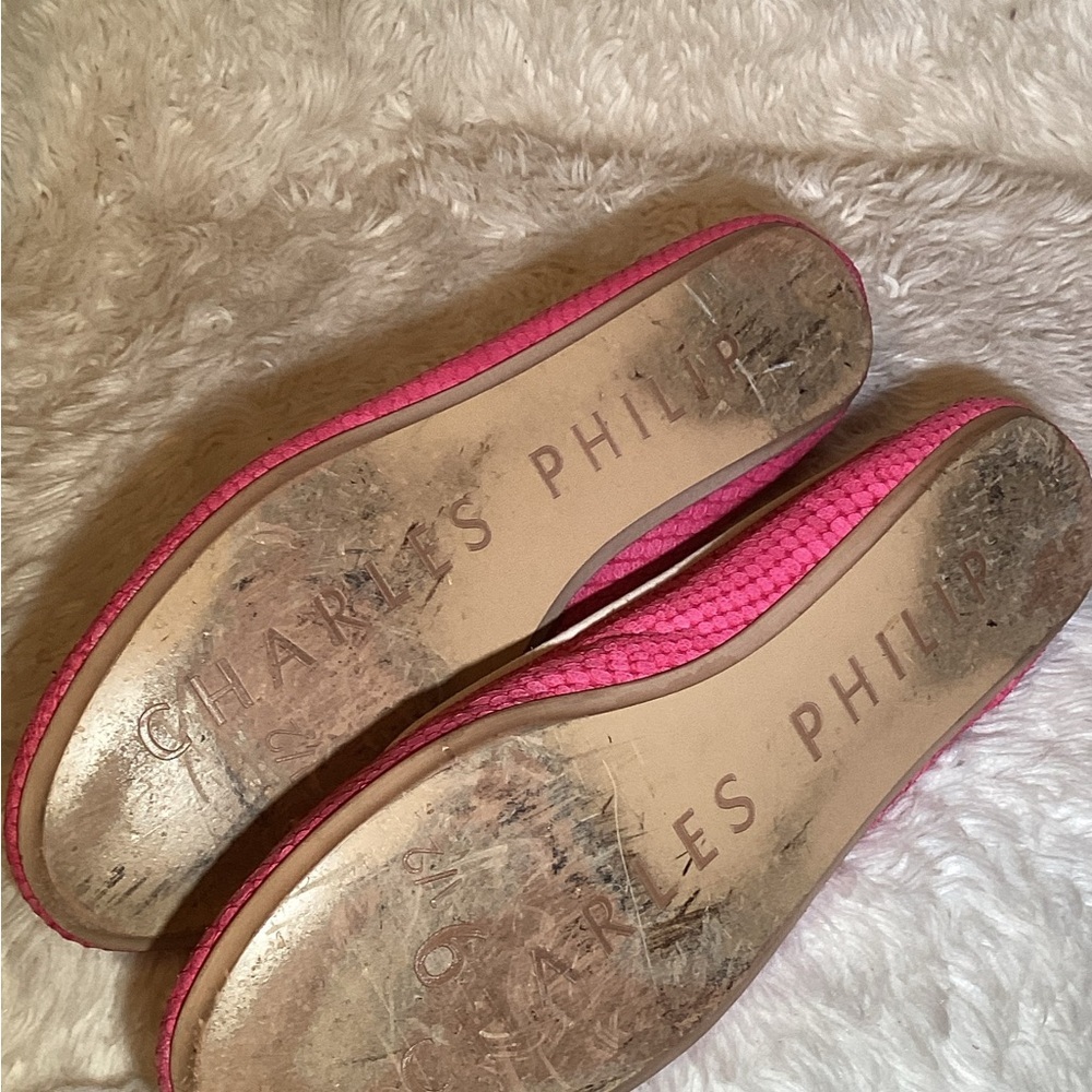 Charles Philip Shanghai Lizzette Flat Size 9.5 - Picture 7 of 7